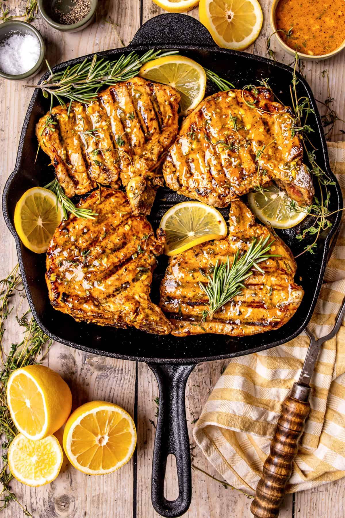 Honey Mustard Glazed Pork Chops